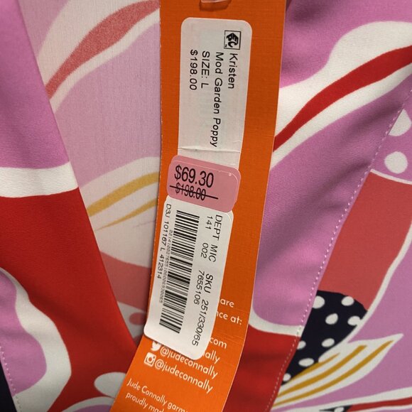 Jude Connally Kristen Dress Jude Cloth Mod Garden Poppy - Picture 3 of 4